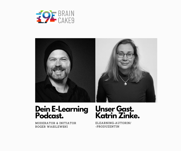 Podcast-Host Roger Wasilewski mit Gast Katrin Zinke.